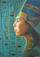 Галина в образе Нефертити